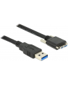 Delock Kabel USB 3.0 typu A męski USB 3.0 typu Micro-B męski ze śrubkami 2 m (83598) - nr 5