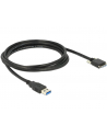Delock Kabel USB 3.0 typu A męski USB 3.0 typu Micro-B męski ze śrubkami 2 m (83598) - nr 7