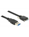 Delock Kabel USB 3.0 typu A męski USB 3.0 typu Micro-B męski ze śrubkami 2 m (83598) - nr 8
