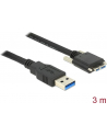 Delock 3.0 typu A męski  USB 3.0 typu Micro-B męski ze śrubkami 3 m (83599) - nr 15