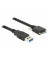 Delock 3.0 typu A męski  USB 3.0 typu Micro-B męski ze śrubkami 3 m (83599) - nr 7