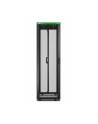 APC Easy Rack 42Ux600x1200 Roof/Side panel/castors/feet No Bottom 4 Brackets Kolor: CZARNY - nr 13