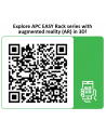 APC Easy Rack 42Ux800x800 Roof/Side panel/castors/feet No Bottom 4 Brackets Kolor: CZARNY - nr 8