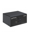MANHATTAN Przełącznik KVM HDMI/USB 2x1 Dual-Monitor Video 4K 30Hz - nr 50