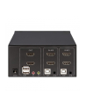 MANHATTAN Przełącznik KVM HDMI/USB 2x1 Dual-Monitor Video 4K 30Hz - nr 54