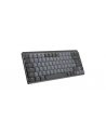 LOGITECH MX Mechanical Mini Minimalist Wireless Illuminated Keyboard - GRAPHITE - (D-E) - 2.4GHZ/BT - N/A - CENTRAL - TACTILE - nr 14