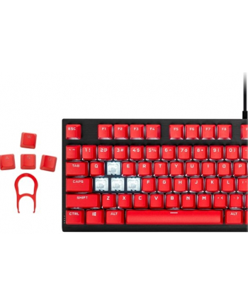 CORSAIR PBT Double-shot Pro Keycaps - Red