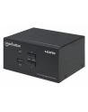 MANHATTAN Przełącznik KVM HDMI/USB 2x1 Dual-Monitor Video 4K 30Hz - nr 20
