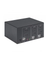 MANHATTAN Przełącznik KVM HDMI/USB 2x1 Dual-Monitor Video 4K 30Hz - nr 53
