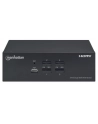 MANHATTAN Przełącznik KVM HDMI/USB 4x1 Dual-Monitor Video 4K 30Hz - nr 19