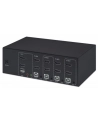 MANHATTAN Przełącznik KVM HDMI/USB 4x1 Dual-Monitor Video 4K 30Hz - nr 24