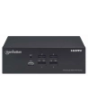 MANHATTAN Przełącznik KVM HDMI/USB 4x1 Dual-Monitor Video 4K 30Hz - nr 35