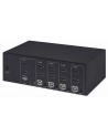 MANHATTAN Przełącznik KVM HDMI/USB 4x1 Dual-Monitor Video 4K 30Hz - nr 36