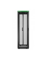 APC Easy Rack 42Ux600x1100 Roof/Side panel/castors/feet No Bottom 4 Brackets Kolor: CZARNY - nr 12