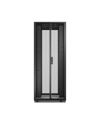 APC Easy Rack 42Ux800x1100 Roof/Side panel/castors/feet No Bottom 4 Brackets Kolor: CZARNY