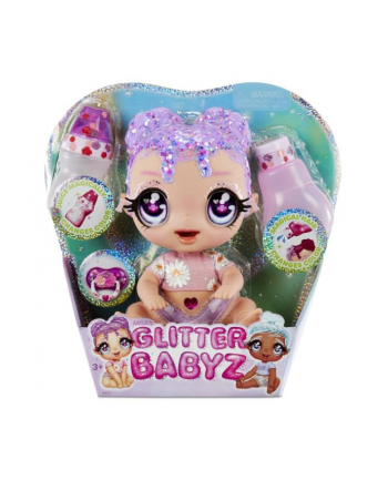 mga entertainment MGA Glitter Babyz Doll / Brokatowy bobas - Lila Wildblum lawendowa 574866