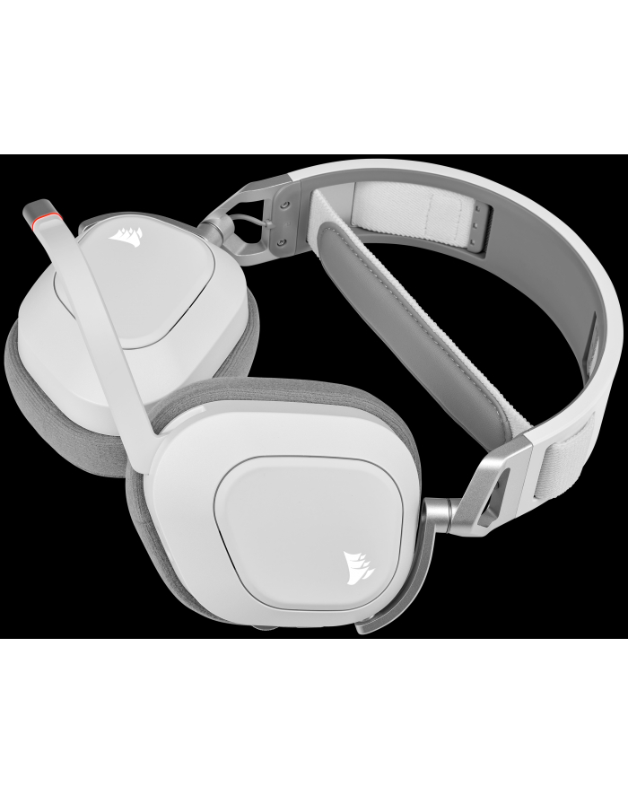 corsair Słuchawki bezprzewodowe HS80 RGB Gaming Spatial Audio białe główny