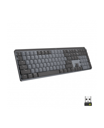 LOGITECH MX Mechanical Wireless Illuminated Performance Keyboard - GRAPHITE - (US) INTL - 2.4GHZ/BT - N/A - EMEA - TACTILE