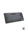 LOGITECH MX Mechanical Mini Minimalist Wireless Illuminated Keyboard - GRAPHITE - (US) INTL - 2.4GHZ/BT - N/A - EMEA - TACTILE - nr 1