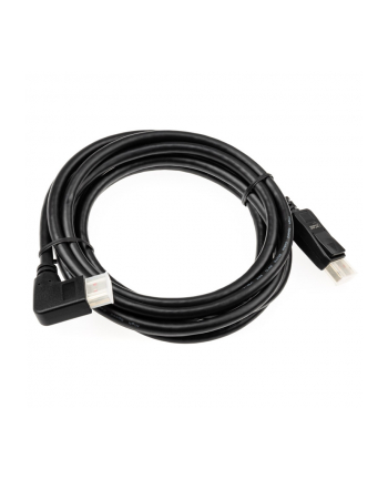 INLINE INLINE KABEL 8K (UHD-2) DISPLAYPORT KABEL, RECHTS GEWINKELT, SCHWARZ - 3M (17153R) (17153R)