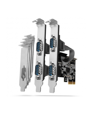 Axagon PCIe 2.0 x1 - 4x port szeregowy RS-232 (PCEA-S4N)