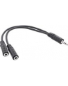 Kabel InLine InLine 3.5 mm Jack Rozgałęźnik męski na 2x 3,5 mm jack żeński Stereo 2m - nr 8