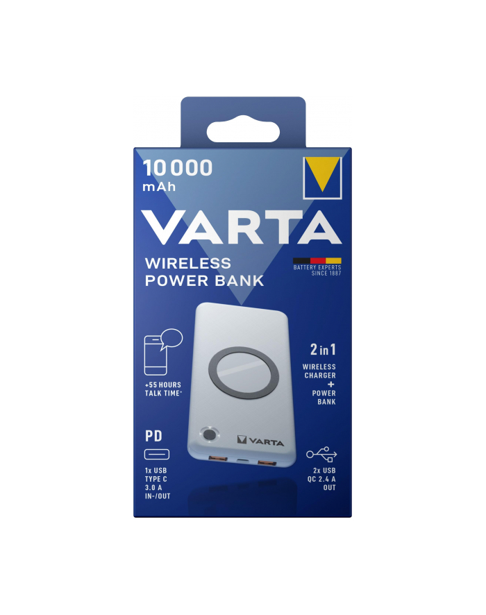 Powerbank Varta WIRELESS 2x 5000 mAh główny