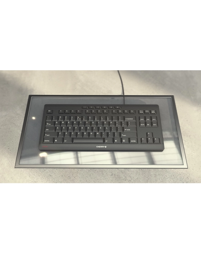 CHERRY STREAM KEYBOARD TKL - KLAWIATURY - ANGIELSKI - CZARNY główny