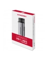 Axagon CRE-SAC, USB3.2 Gen 1 Type-C + Type-A zewnętrzny czytnik kart SD/microSD (AXN) - nr 26