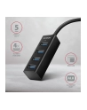 Axagon przenośny mini Hub Usb-c do 4xUSB 3.2 (HUEM1C) - nr 25