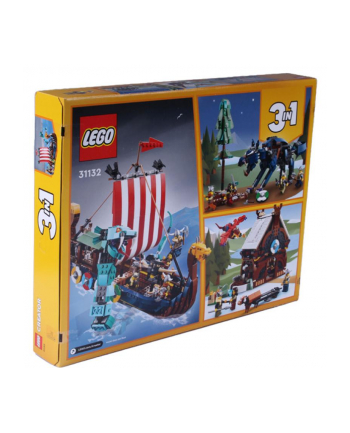 LEGO 31132 CREATOR Statek Wikingów i Wąż Midgardu p4