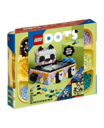 LEGO 41959 DOTS Pojemnik z uroczą pandą p5