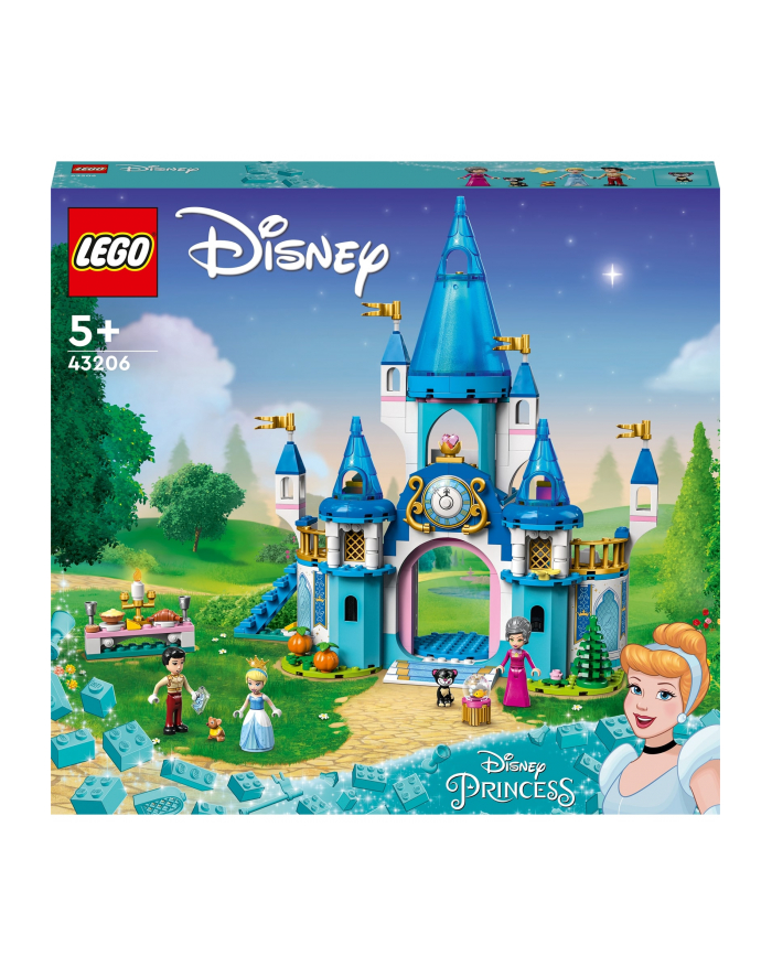 LEGO 43206 DISNEY PRINCESS Zamek Kopciuszka i księcia z bajki p4 główny