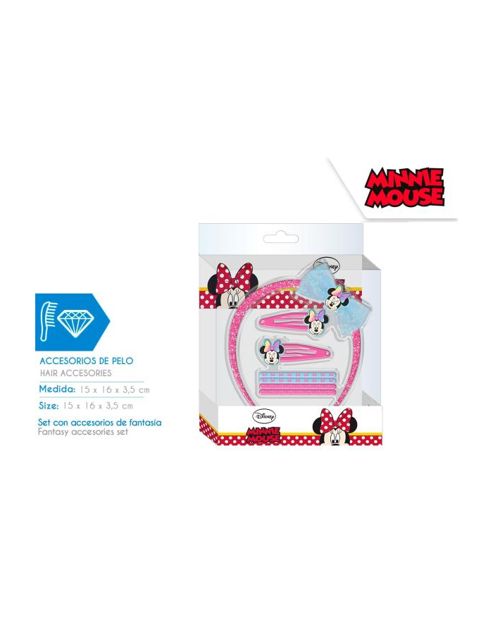 Zestaw akcesoriów do włosów  Minnie Mouse WD21275 Kids Euroswan główny