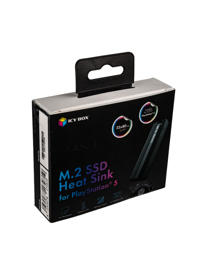 ICY BOX Radiator do M.2 SSD dla PlayStation 5 (IBM2HSPS5) główny