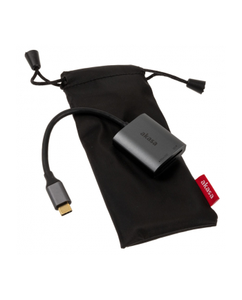 Akasa čtečka karet AK-CR-10BK (SD, microSD), externí, USB 3.2 Type-C (AKA) nr 1