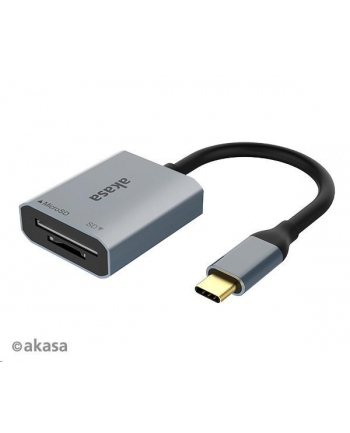 Akasa čtečka karet AK-CR-10BK (SD, microSD), externí, USB 3.2 Type-C (AKA)