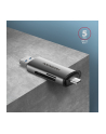 Axagon CRE-SAC, USB3.2 Gen 1 Type-C + Type-A zewnętrzny czytnik kart SD/microSD (AXN) - nr 21