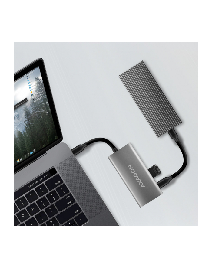 Axagon Hub Usb-c Speedster 4 10 Gbsp mac Os (HMC4G2) główny
