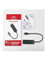 Axagon przenośny mini Hub Usb-c do 4xUSB 3.2 (HUEM1C) - nr 5