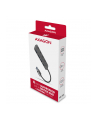 Axagon HUE-MSA, 4x USB 3.2 Gen 1 SWITCH hub, kovový, micro USB nap. konektor, kabel USB-A 20cm (AXN) - nr 17