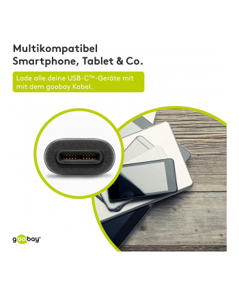 GOOBAY KABEL ŁADUJĄCY SUPER SPEED USB-C DO USB A 3.0 SYNC & CHARGE - DŁUGOŚĆ KABLA 3 M  () nr 1