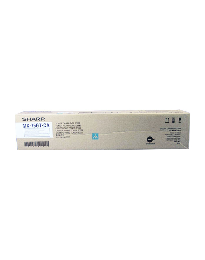 SHARP MX-75GTCA MX-6500N TONER CARTRIDGE CYJAN (MX75GTCA) główny