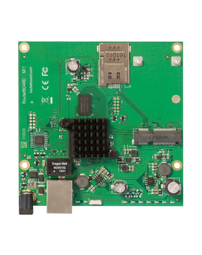 MIKROTIK  ROUTERBOARD M11G WITH DUAL CORE 880MHZ CPU, 256MB RAM, 1X (RBM11G) główny