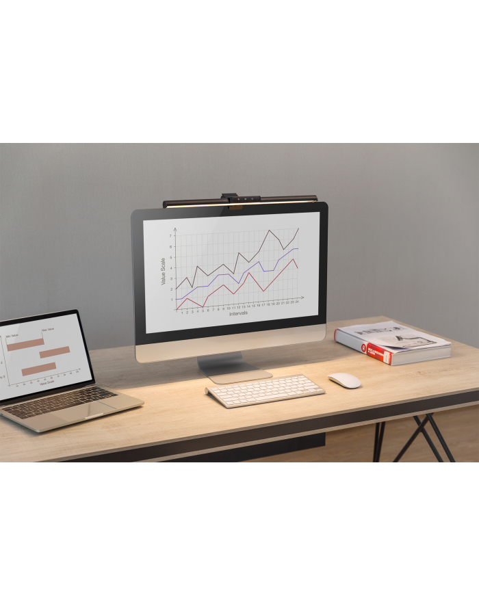 DIGITUS Lampa LED do monitora z mocowaniem zaciskowym główny