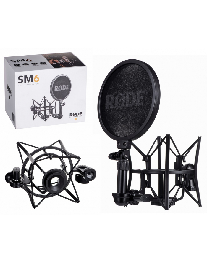 ROD-E SM6 - Uchwyt elastyczny z pop-filtrem główny
