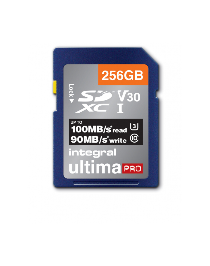 Integral Sdxc 256 GB UHS-I U3 C10 główny