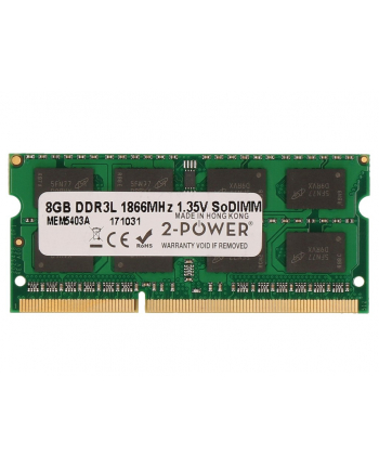 2-POWER 8GB SO-DIMM DDR3 1866MHz (MEM5403A)