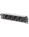 DIGITUS 10-calowa listwa zasilająca z profilem aluminiowym 4 gniazda 16A 4000W 250VAC 50/60Hz - nr 14
