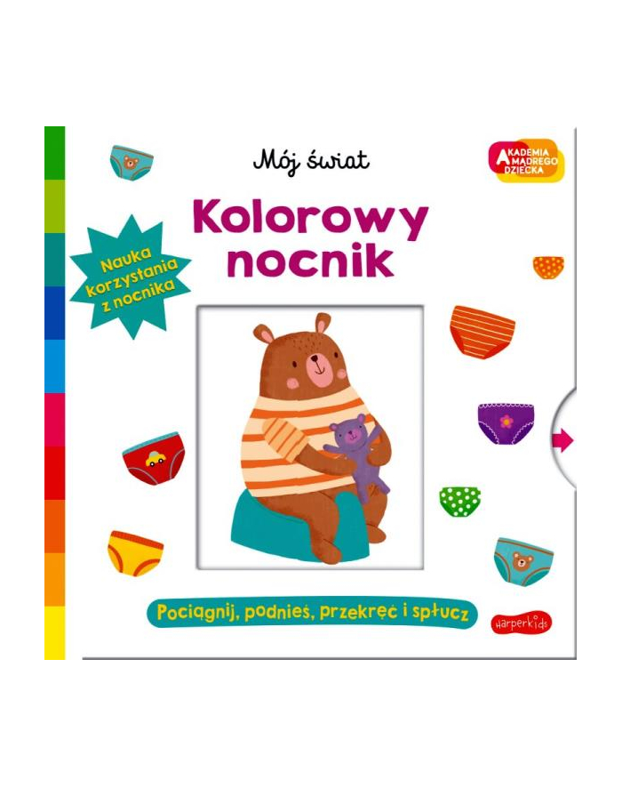harpercollins Książka Akademia Mądrego Dziecka. Kolorowy nocnik. Mój świat główny